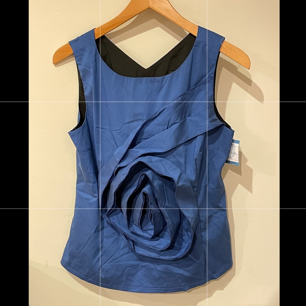 Blue Rose Dinh Ba sleeveless top Sz M NWT